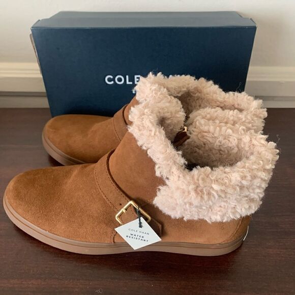 Cole Haan Nantucket suede leather cosy ankle boot size 9,5 - Picture 6 of 12
